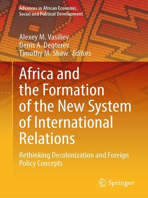 cover image of Africa and the Formation of the New System of International Relations